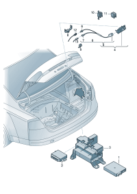 4G0907441C-Camera system Cont unit