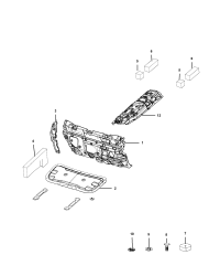 53440524-FLOOR COVERING REAR SPARE TIRE WELL SILENCER