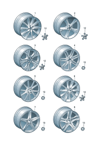 4G8601025BD-Wheel rim-aluminium alloy  Colour code: