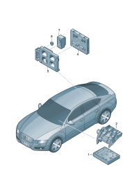4G8907368-Mounting Comfortable/handy system Center cont unit