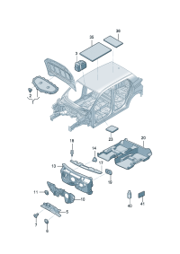 22G863919A-Damper, floor