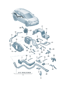 12D907372-BRACKET,HARNESS