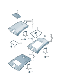 4GD867506HF6-Molding headlining (moonlit silver)