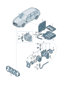 4G0980295B-Deflector assy-air dynamics Camera assy., night vision  D-MJ 2015