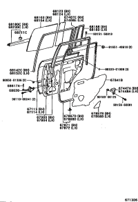 6700460102-PANEL SUB-ASSY, RR