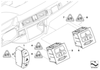61319196713-Switch assy-center lock