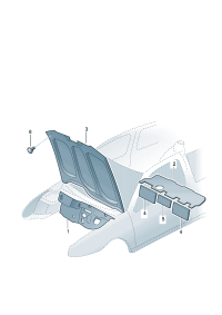 377863353L-Damper, eng room Plate, transverse