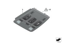 61319225942-Switch assy-center roof