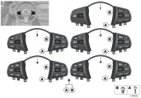 61319225608-Switch (multi) steering wheel