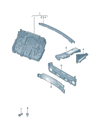 4KD813957-Reinforcement, hinge