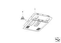 61319225523-Switch assy-center roof