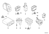 61316960743-Switch assy start/stop