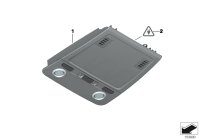 61319225477-Switch assy-center roof