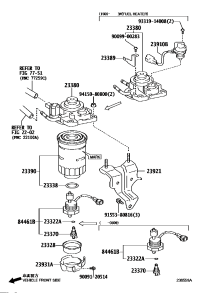 2338030301-CAP ASSY, FUEL FILTER