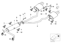 18101440264-Muffler assy-rr rh