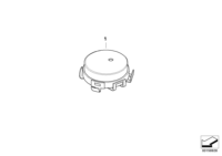 61359254025-BRK PAD WEAR SENOSR- BMW