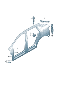 12D810423-BRACKET, REINFORCEMENT