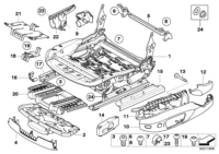 52109114599-Seat mecha semi power lh