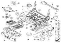 52107157393-Trim seat otr lh