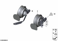 61335A75350-Horn, high tone electronic