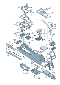 8W1863084-Flap box Engine mounting