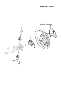 23522014-WHEEL ASSY-STEERING