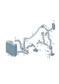 8W0819332AB-Coolant hose