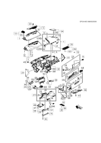 84793114-Pad, instrument panel trim (C1TL ctr panel-wood & aluminum insert-H0Y (wood garnish 1) (incl. 18-19)