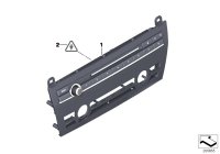 61319328413-Panel, repair module radio and air conditioner operation