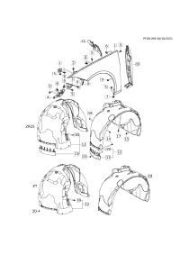 39133741-Panel, front fender