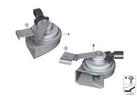 61335A70C77-Horn assy-electric