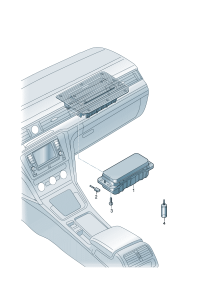 3GD880204E-Air bag unit (Co-pilot position) **Install now only * * **Order when ordering * *    D