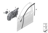 61355A53095-Drive power window fr lh