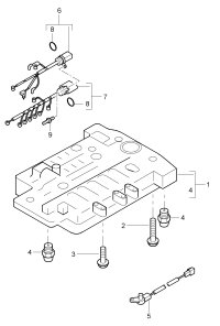 95532503950-Case, valve F 9P-6LA81 707