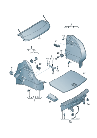 8X3867761BXWP-Finisher, trunk (ghost (black))