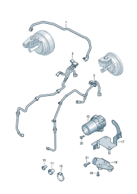 18A612041B-W/check valve Pipe, vacuum