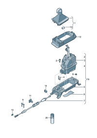 5QA713266F-Cable, shift operator