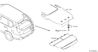 849823UZ0A-Curtain, luggage compartment