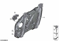 61358498868-Drive power window fr rh