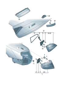 8K9945095D-LED taillight