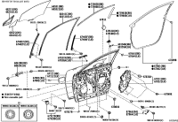 6740148030-FRAME SUB-ASSY, FRONT DOOR, FRONT LOWER RH
