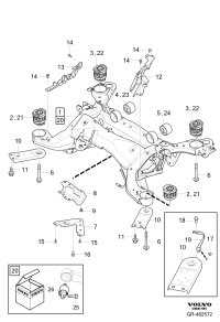 32292421-SAYILENT BLOCK OF THE LOWER LEVER EXTERNAL BUSHING