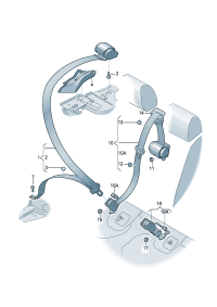 8VD857805A-S/belt assy-tri Automatic unit