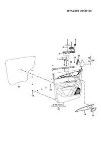 23926360-Switch assy., r. fr. four (motor)