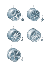 4G9601025F-Wheel rim-aluminium alloy  Colour code: