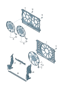 4K9121283C-PORSCHE CAYENNEAIR DUCT CENTRE