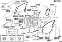 6740146030-FRAME SUB-ASSY, FRONT DOOR, FRONT LOWER RH