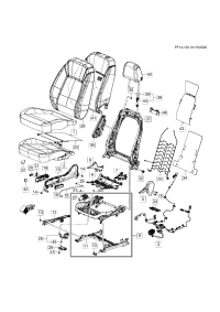39085162-Bezel, front seat switch
