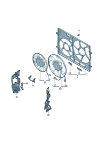 8V0121283J-PORSCHE CAYENNEAIR DUCT CENTRE