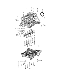 55284989-GASKET SEAL CRANKSHAFT REAR MAIN OIL